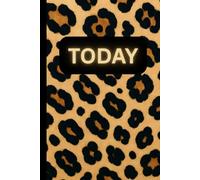 Tagesplaner „TODAY“ Leopardendesign | Wassertracker, Stimmungstracker, Essensplan, To-dos & Prioritäten | Stilvoller Planer für Frauen mit Humor & ... Laune in deinen Alltag - der perfekte Planer
