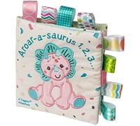 Taggies - Libro de tela suave con papel arrugado y chirriador, 6 x 6 pulgadas, Aroar-a-Saurus