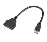 TagIo 1080P Puerto Macho a 2 Hembra 1 Entrada 2 Salidas Divisor Conversor Adaptador Cable