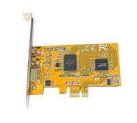 TagIo Tarjeta de Captura de Video PCIE A AV 878A Tarjeta de Captura de Imágenes de Vigilancia HD PCIE 640x480 Conector de Terminal Svhs AV de 2 Puertos