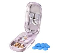 Taglia Pastiglie- Taglia Pillole Di Precisione | Morsa a V Dividi Pastiglie Per Farmaci | Taglierina Per Medicinali Professionale Regolabile | Forniture Quotidiane Per La Casa, Farmaci, Corsa, Viagg
