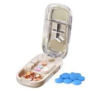 Tagliapillole - Taglia Pillole Di Precisione | Morsa A V Dividi Pastiglie Per Farmaci | Taglierina Per Medicinali Professionale Regolabile | Forniture Quotidiane Per La Casa, Farmaci, Corsa, Viaggi,
