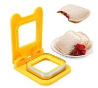 Tagliasandwich per il pranzo dei bambini, Stampo Decruster sándwich quadrato, scatole Luchable fatti in casa, Decruster Sandwich Maker per colazione, Lunch Box