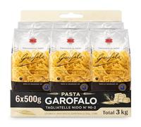 Tagliatelle nido Garofalo 500g, Pasta Italiana, Pasta alimenticia de sémola de trigo duro, Contiene gluten, Puede contener trazas de soja, Tiempo de cocción 7 minutos, 6 Paquete de 500 gr