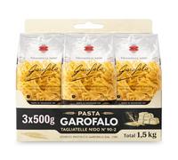 Tagliatelle nido Garofalo 500g, Pasta Italiana, Pasta alimenticia de sémola de trigo duro, Contiene gluten, Puede contener trazas de soja, Tiempo de cocción 7 minutos, 3 Paquete de 500 gr
