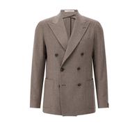 Tagliatore - Chaqueta de doble botonadura de cachemira y lana - Jackets - Hombre - Marrón - XL -