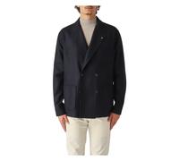 Tagliatore - Chaqueta de Lana Cruzada - Jackets - Hombre - Azul - M -