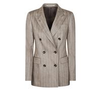 Tagliatore - Parigi Foderata Blazer - Jackets - Mujer - Marrón - L -