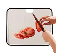 Tagliere Cucina - Tagliere Doppio Lato Con Bordo Anti-Trabocco | Resistente Al Calore E Lavabile In Lavastoviglie | Materiale Naturale Per Casa, Campeggio, BBQ, Con Area Di Macinazione, 28x34 Cm