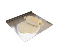 Tagliere In Acciaio Inossidabile Con Bordo | Strumento Per Tritare Antiscivolo In Acciaio Inossidabile | Tagliere Da Appoggio | Per Pane Crudo Pasticceria Sushi Casa Ristorante