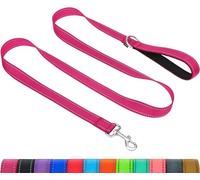 Taglory Correa para Perros Medianos y Grandes, Empuñadura Cómoda | Control firme cuando tira con fuerza, Perfecta en paseos nocturnos, Ideal para paseo diario, Anilla extra para bolsas