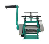 Tagowao Máquina de laminación manual de 120 mm para joyas, combinación de máquina de laminación manual, máquina laminadora para la industria de la joyería, 19,5 × 20 × 25,5 cm