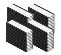 Tagtight 100 unidades de soportes magnéticos para etiquetar, placas magnéticas de perfil C con inserciones de papel y protectores de pantalla, soporte para etiquetas para estante de metal, taquilla