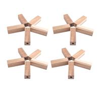 Tagtight Juego de 20 lápices de madera de 7 mm perforados para manualidades y fabricación de bolígrafos