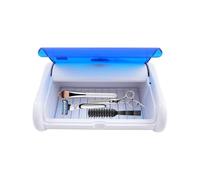 Tagtuell Caja de esterilizador de uñas UV, herramienta de esterilización para arte de uñas, caja desinfectante, caja de desinfección, herramienta de manicura, gabinete de limpieza para salón, spa y
