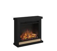 TAGU Hagen Chimenea eléctrica con calefacción, 1500W, Programación de 7 días, Termostato Digital, Control Remoto (Negro Intenso)