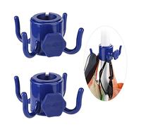 TAGVO Gancho para Colgar de sombrilla de Playa, 2pcs 4-Pines Gancho de Paraguas de plástico Colgar Toallas/Sombreros/Ropa/cámara/Gafas de Sol/Bolsas - Durable