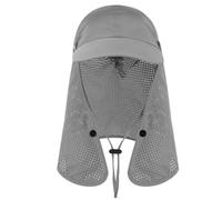 TAGVO Gorra de béisbol de Secado Rápido para Hombre Mujer, Sombrero de Sol Protección UV con Solapa Desmontable para El Cuello, Gorras de Pescador de Plegable Ligero Transpirable para Exterior