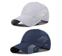 TAGVO Gorra de Béisbol para Hombre Mujeres, Casual Sombrero de Sol Estilo Polo clásico Deportivo, Sombrero de Malla de Verano para el Sol Gorra de Beisbol Respirable,Gorra Trail Running Senderismo