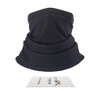 TAGVO Invierno paño Grueso y Suave Cuello Caliente, Grueso Tubo de Polaina de Cuello Largo, a Prueba de Viento pasamontañas Gorro de Cuello Caliente Capucha elástica tamaño Universal (1 Paquete)