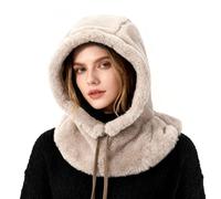 TAGVO Invierno Pasamontañas Termico Mujer, Capucha Polar Prueba de Viento Caliente Capucha Bufanda, Cálido Sombrero Calentador de Cuello, Multifuncional Gorro Invierno para Frío Esquí al Aire Libre