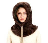 TAGVO Invierno Pasamontañas Termico Mujer, Capucha Polar Prueba de Viento Caliente Capucha Bufanda, Cálido Sombrero Calentador de Cuello, Multifuncional Gorro Invierno para Frío Esquí al Aire Libre