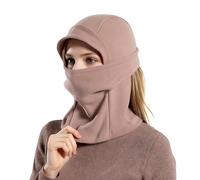 TAGVO Pasamontañas de Invierno para Mujer, Multifuncional Máscara de Esquí Moto con Termico Forro Polar, Gorro Bufanda de Esquí Bici Snowboard Ciclismo, Calentador de Cuello Balaclava Moto