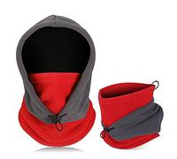 TAGVO Pasamontañas Máscara De Esquí a Prueba De Viento Capucha De Lana Térmica Invierno Uso Multiusos Mascarilla Unisex Cálido ＆ Cubierta Facial Transpirable Calentador De Cuello Pesado para