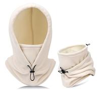 TAGVO Pasamontañas Máscara De Esquí a Prueba De Viento Capucha De Lana Térmica Invierno Uso Multiusos Mascarilla Unisex Cálido ＆ Cubierta Facial Transpirable Calentador De Cuello Pesado para