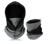 TAGVO Pasamontañas Máscara De Esquí a Prueba De Viento Capucha De Lana Térmica Invierno Uso Multiusos Mascarilla Unisex Cálido ＆ Cubierta Facial Transpirable Calentador De Cuello Pesado para