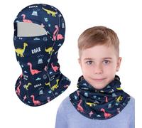 TAGVO Pasamontañas Térmico de Invierno Niños 4 a 12 Años, Multifuncional Cortavientos Máscara De Esquí Ciclismo Gorro con Forro Polar Bajo Casco Mascarilla para Niños Niñas Deportes al Aire Libre