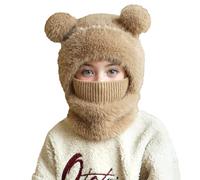 TAGVO Pasamontañas Térmico de Invierno Niños 4 a 7 Años, Multifuncional Cortaviento Gorro de Punto Polar, Gorro Beanie Calentador de Cuello Máscara De Esquí Ciclismo para niños y niñas