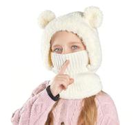 TAGVO Pasamontañas Térmico de Invierno Niños, Multifuncional Balaclava Prueba de Viento Cálido Máscara de Esquí, Cute Animal Gorro Forro Polar con Calentador de Cuello para Niños Niñas 4-10 Años