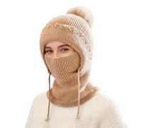 TAGVO Pasamontañas Termico para Mujer, Balaclava Polar Multifuncional Pasamontañas Invierno Capucha Polar Máscara de Esquí para Clima Frío Montaña Camping Senderismo