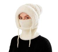 TAGVO Pasamontañas Termico para Mujer, Pasamontañas Polar Multifuncional Balaclava Invierno Capucha Polar Máscara de Esquí para Clima Frío Montaña Camping Senderismo