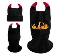 TAGVO Pasamontañas Térmico para Unisex Hombres y Mujeres, Gorro de Punto de Esquí Ciclismo Moto, Halloween Carnaval Fiesta de Disfraces Cosplay Pasamontañas Térmico Balaclava Ski Mask