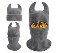 TAGVO Pasamontañas Térmico para Unisex Hombres y Mujeres, Gorro de Punto de Esquí Ciclismo Moto, Halloween Carnaval Fiesta de Disfraces Cosplay Pasamontañas Térmico Balaclava Ski Mask