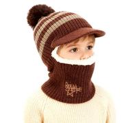 TAGVO Pasamontañas Térmicos de Invierno Niños 1-5 Años, Cortaviento Termico Forro Polar Gorro con Calentador de Cuello, Multifuncional Balaclava Máscara de Esquí para Niños Niñas