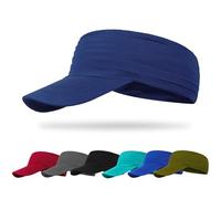 TAGVO Visor Gorras para Hombre Mujer, Sombrero de Sol de Protección UV Plegable Ligero Transpirable, Gorro de Running con Cinta para El Pelo, Sombrero con Visera de Secado Rápido para Senderismo