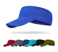 TAGVO Visor Gorras para Hombre Mujer, Sombrero de Sol de Protección UV Plegable Ligero Transpirable, Gorro de Running con Cinta para El Pelo, Sombrero con Visera de Secado Rápido para Senderismo