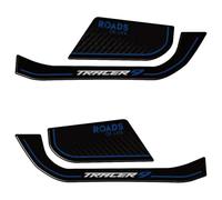 TAHDP Almohadilla Protectora para Guardamanos De Motocicleta para Yamaha Tracer 9 GT + Kit De Calcomanías Laterales De Gel (2021-2024) Adhesivo para depósito(Azul)