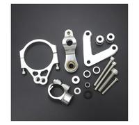 TAHDP Amortiguador De Dirección para Motocicleta para Ducati 848 EVO 1098 1198 2007-2012 Kit Montaje Soporte Estabilizador En Aluminio CNC Estabilizador De Amortiguador(Color 11)