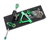 TAHDP Amortiguador De Dirección para Motocicleta para para ZX10R para ZX-10R 2004-2005 Kit Montaje Soporte Aluminio con Ajustable Estabilizador De Amortiguador(Color 3)