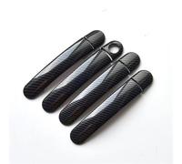 TAHDP Carcasa Protectora Para Manija De Puerta De Coche, Para VW Para Golf 5 MK5 Para Rabbit 1K 04-09 Embellecedor Exterior Para Manija De Puerta Manija Cubierta Pegatina Piezas(Negro,Tipo 3)