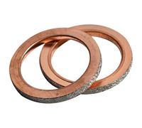 TAHDP Junta De Escape Para Yamaha XT400E, VP125, TT600, SZR660, SRX 600, 400, MT 07-03, GTS1000, FZS600, FZR 600, 500, 400 (2 Unidades) Juego De Juntas De Motor