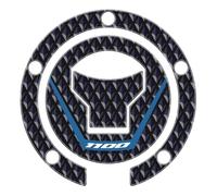 TAHDP Pegatinas De Gel para La Tapa del Depósito De Combustible De Motocicleta para Africa Twin CRF1100L CRF 1100 L 2020-2024. Adhesivo para depósito(Azul)