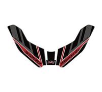 TAHDP Pegatinas para Motocicleta, Almohadillas Protectoras para El Alerón Delantero De La Nariz para S1000XR S 1000 XR 2024 2025 Adhesivo para depósito(Rojo)