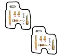 TAHDP Piezas de carburadores Kit De Reparación Carburador Motocicleta Junta Repuesto para H&Onda 125 Varadero XL125V XL125 125cc Reconstrucción Carburador Piezas Flotador(Negro 1)