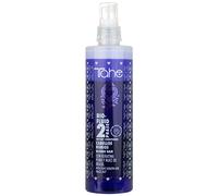 Tahe Bio-Fluid Acondicionador Matizador 2-Phase sin Aclarado para Cabellos Rubios con Queratina Pura y Nuez de Brasil, 300 ml