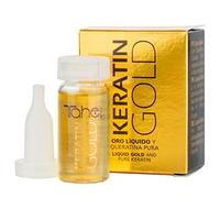 Tahe Keratin Gold Oro líquido con Queratina Pura, Células Madre Vegetales Activas y Aceite de Argán, 10 ml